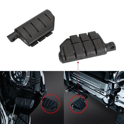1Pair Motorcycle Black Footrests Motorbike Foot Pegs (left &