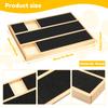 Wooden Dog Nail Scratching Board Portable Puppy Nail File Toy Safe Puppy Claw Scratch Board with Treat Compartment for Dog Cat