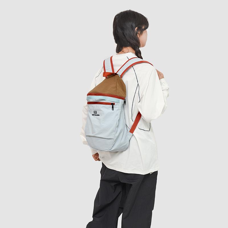 Hiking Mountaineering Bag Color Contrast Student Schoolbag Outdoor Travel Lightweight Backpack