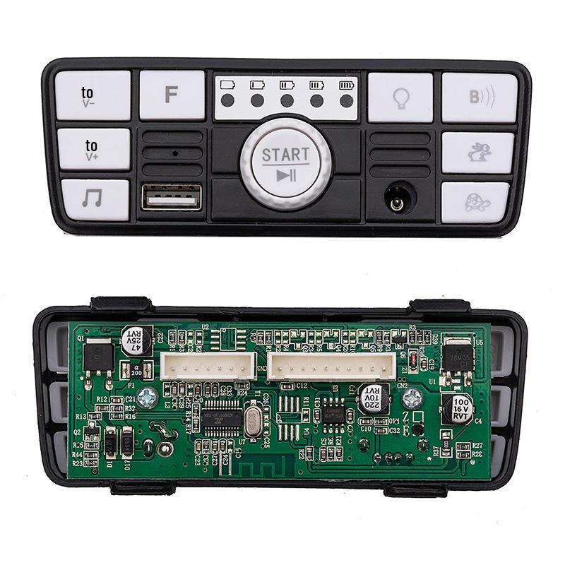 Berryjia Little Sun Kids' Electric Car Music Controller Panel and Motherboard Accessory.