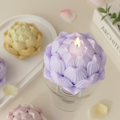 Moules à bougies en silicone en forme de fleur 3D pour bougies, savons, décorations pour la maison, résine époxy, artisanat, fondant, chocolat, moules en silicone