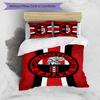 3pcs Ajax FC Design Cover Set - HD Printed Bedding with 1 Cover and 2 Pillowcases - Perfect for Home and Dorm Decor