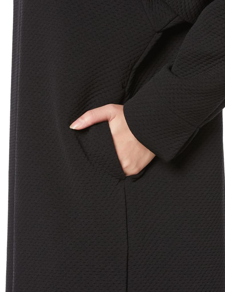 Mizuno Breath Thermo Ripple Quilt and Size B2MCA711 Dress, Moisture-Wicking Heat-Generating, UPF15+, Outdoor, Women's, Black, L,