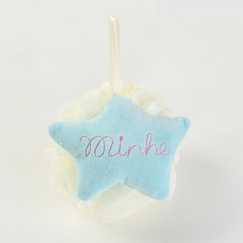Creative Fruit Bath Flower: Cartoon Bath Ball & Foaming Net Scrubber