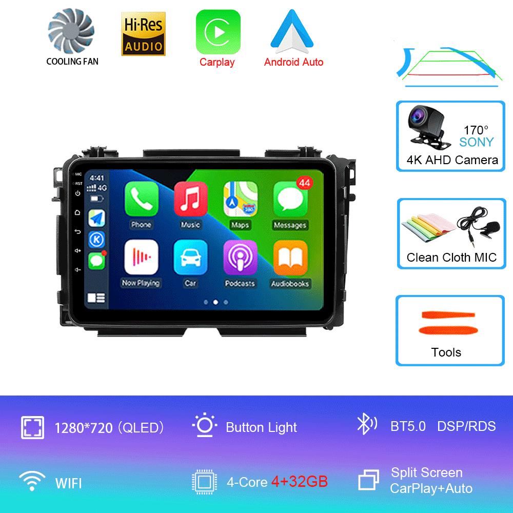

Автомобильный радиоприемник Android 14 WIFI+4G для Honda Vezel HR - V HRV HR V XRV 2013 2014 2015 2016 - 2019 Carplay Авто Мультимедийный Плеер 2 DIN