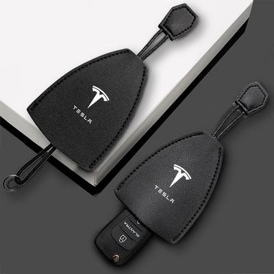 1Pcs Car Key Chain Storage Bag Split Car Key Case Key Case For Model 3 Model S Model X Model Y Roadster Performance Decor