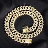 Gold Cuban Chain Diamond Pet Collar & Leash for Cats and Dogs
