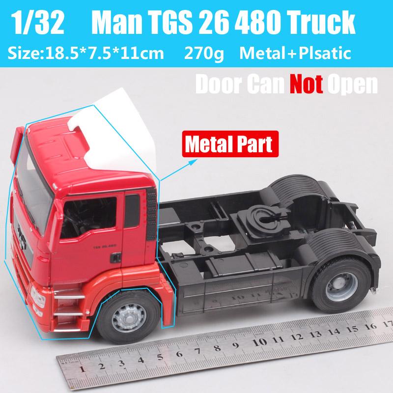 1:32 Stor Skala Joycity Man TGS TGX Tung Lastbilsdragare Lastbil Traktorer Metall Pressgjutna Leksaksfordon Modellbil Souvenir Repliker