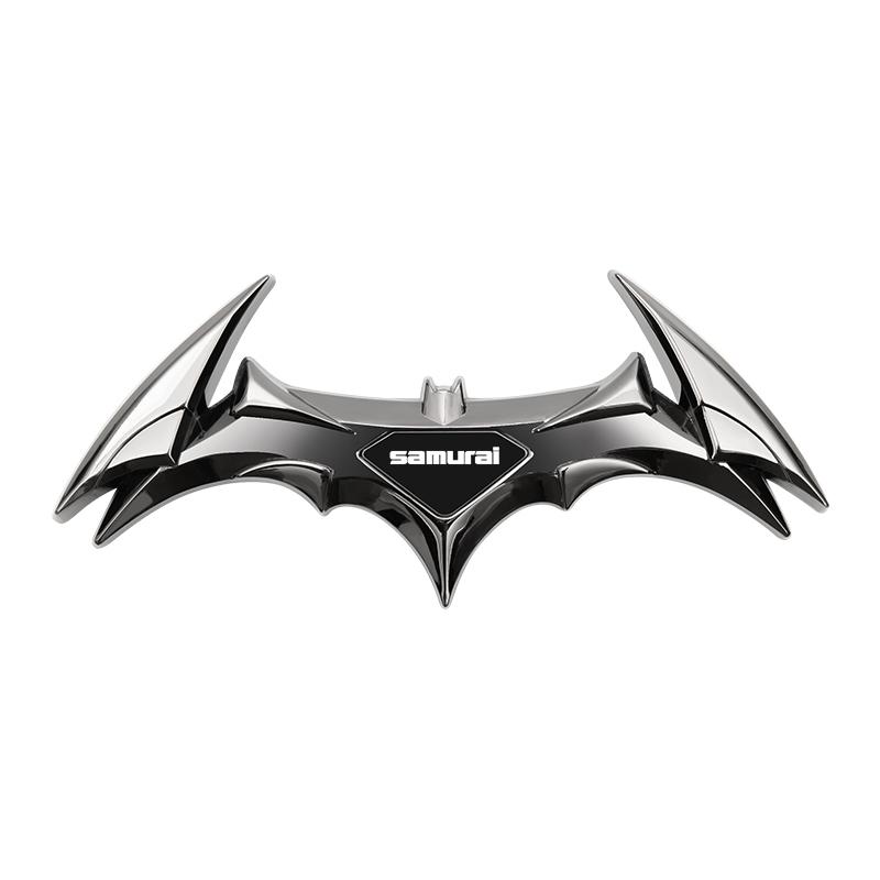 3D Car Stickers Universal Metal Stickers, Bat Shape Badge Car Stickers for Suzuki Samurai