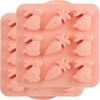 Pink Easter Muffin Pan Sturdy Structured Silicone 9 Count Mold 2 Pack