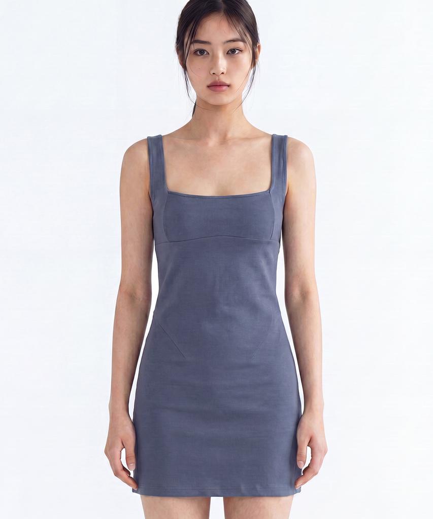 Jemjempaladi Dakota Mini Dress Navy