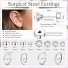 European & American Style 2-5mm Stud Earrings Set - Popular Bestseller