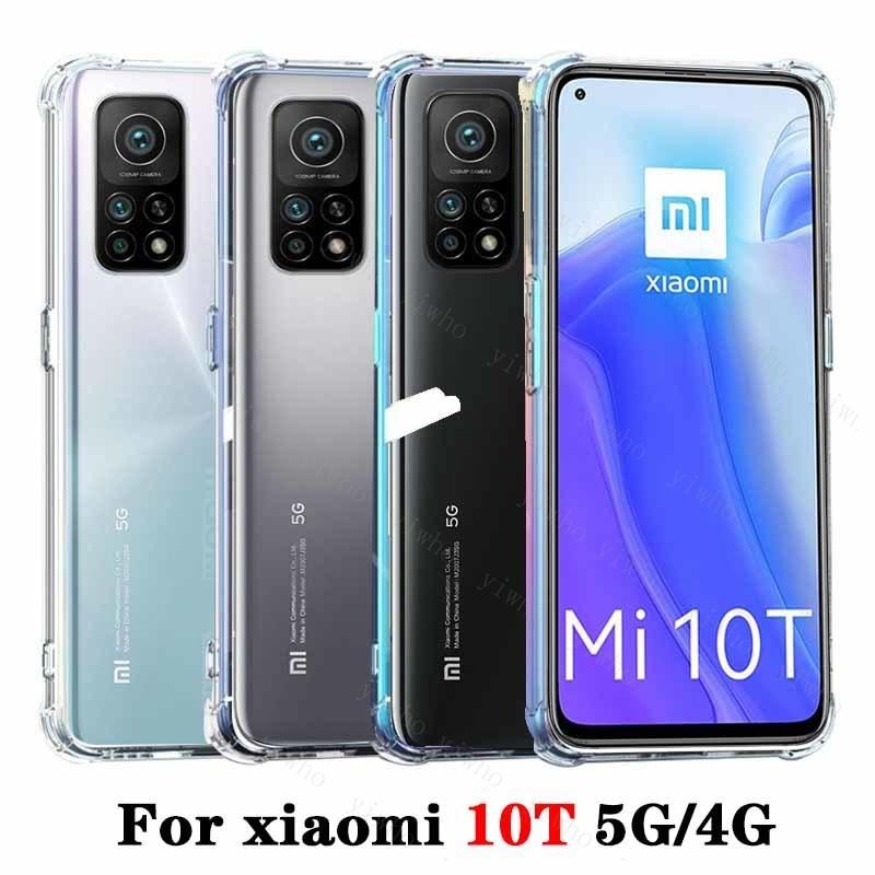 Luxury Clear Shockproof Phone Case for Xiaomi Mi 10t 11t 12t Pro 10 T Lite 10tPro 10tlite 5g 4g Back Covers Transparent Cases
