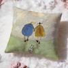 Painting S-Sam Toft Art Cushion Cover Premium Comfort Reversible Pillow Cove -Two In One Design for Any Room & Car Interior