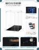 COOLTAKU Figure UV Back Magnetic Magnet Front Collection More Assembled Acrylic Display Stain Cleaning Cloth Included 25 x Depth 25 x Height Black