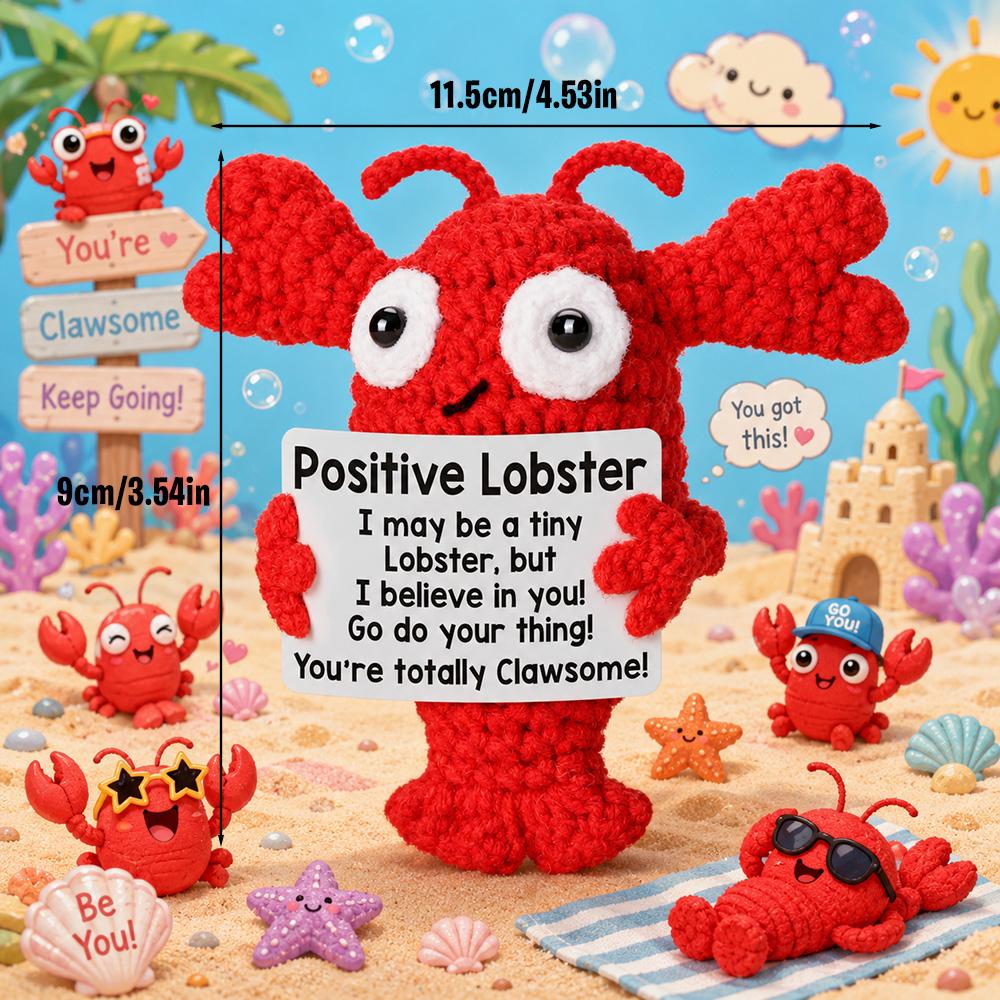 Bambola all'uncinetto Energia Positiva Tasca Abbraccio Fatto a Mano Maglia Peluche Patata Pianta Avocado Ape Tartaruga Anatra Divertente Regalo di Supporto Emotivo