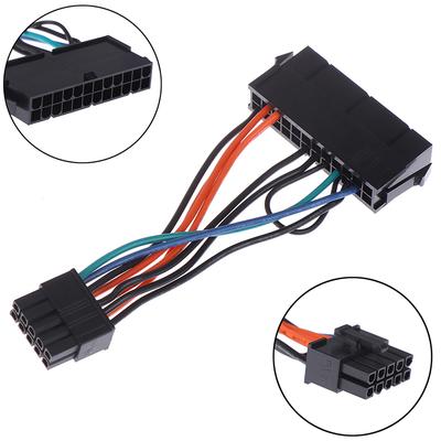 24Pin Female To 10Pin Male Adapter Power Supply Cable Cord For 10Pin Motherboard