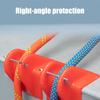 5pcs Safety Rope Protective Sleeve Fixed Rope Edges Protectors Climbing Rope Protectors Retraction Device Climbing Supply