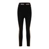 Womens/Ladies Elasticated Colour Block Leggings
