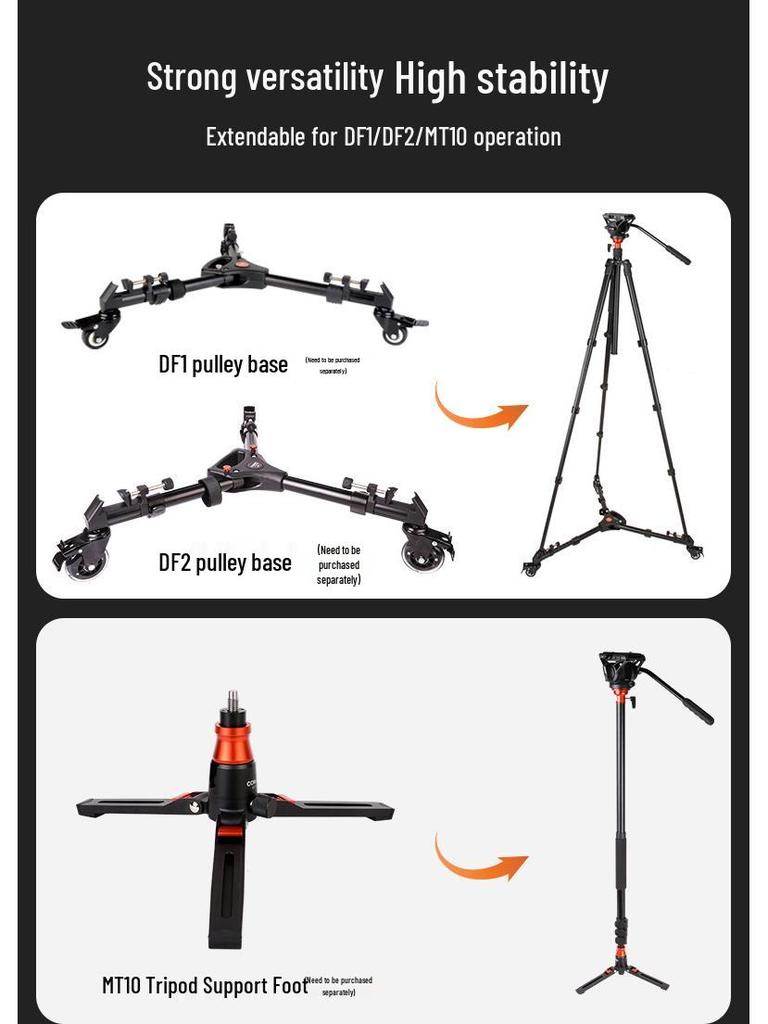 8K Man FF06S Portable DSLR & Mirrorless Camera Tripod and Monopod Stand for Video & Photography