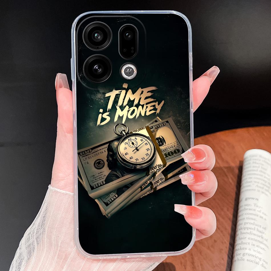 For Oppo Find X9 X8 X7 Pro Phone Cover Lovely Animal Cartoon Soft TPU Clear Silicone Case For Oppo Find X7 Ultra X 9 X 8 Bumper