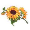 Sunflower Iron On Patch Embroidered Clothes Patch For Clothing Garment Apparel