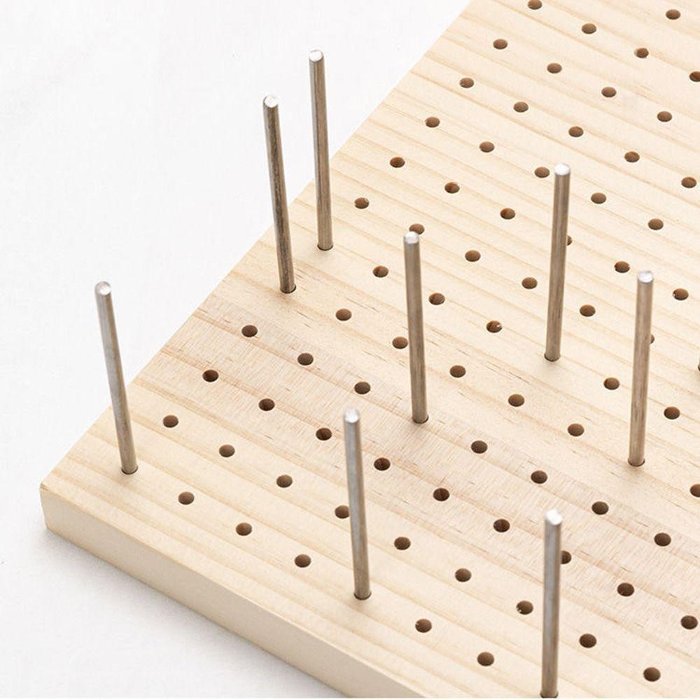 Wooden Crochet Blocking Boards DIY Knitting Board Pottery Clay Base Plug Board  Needlework