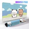Cartoon BuBu DuDu Panda Kawaii Mauspads Gaming Computer Natürlicher Gummi Schreibtischunterlagen Gamer Büro Tastatur Niedlicher Kleiner Bär Teppich