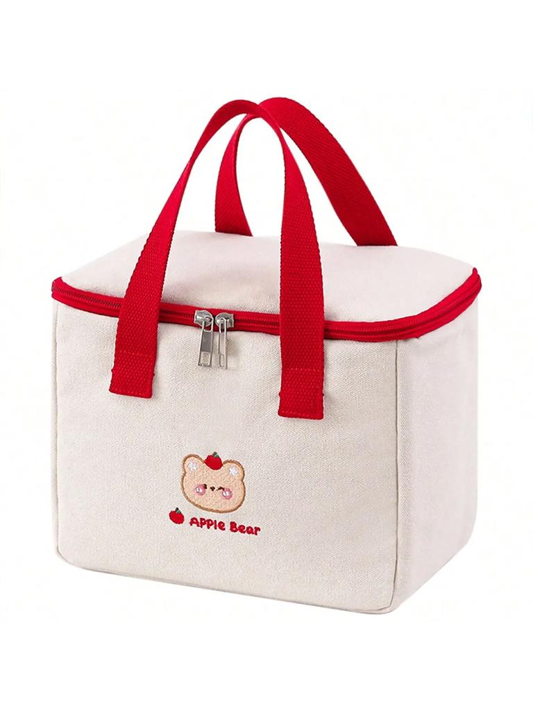 1PC -Handheld Insulated Bags Students Bring Your Own Box Lunch Bags Office Lunch Bags Thickened Tote Bags