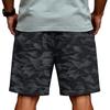 Men Casual Drawstring Waist Athletic Shorts Relaxed Fit Lightweight Breathable Fabric Gradient Print Elastic Waistband