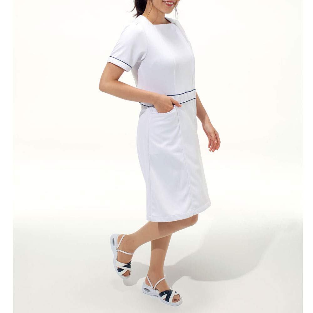 Nursery Lightweight EVA Air Size 9846401A Turn-Color 2-Way Sandals, Women's, LL, White,