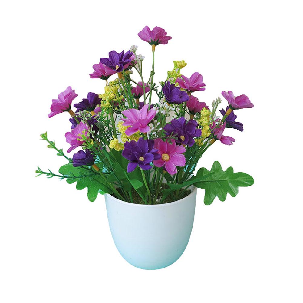 1Pc Artificial Potted Flower Garden DIY Party Home Holiday Xmas Craft Decoration Christmas Ornament KTY