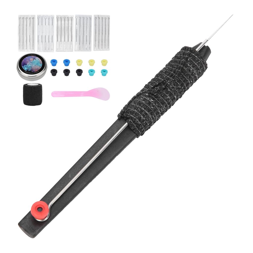 Ruční tetovací sada Stick DIY Tetovací potřeby Sada jehel Tetovací jehly Obvaz Tetovací průchodky