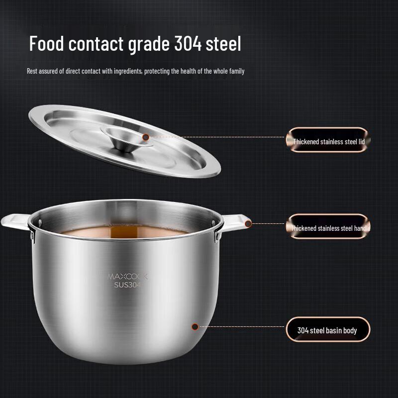 maxcook 304 Stainless Steel Lard & Seasoning Pot