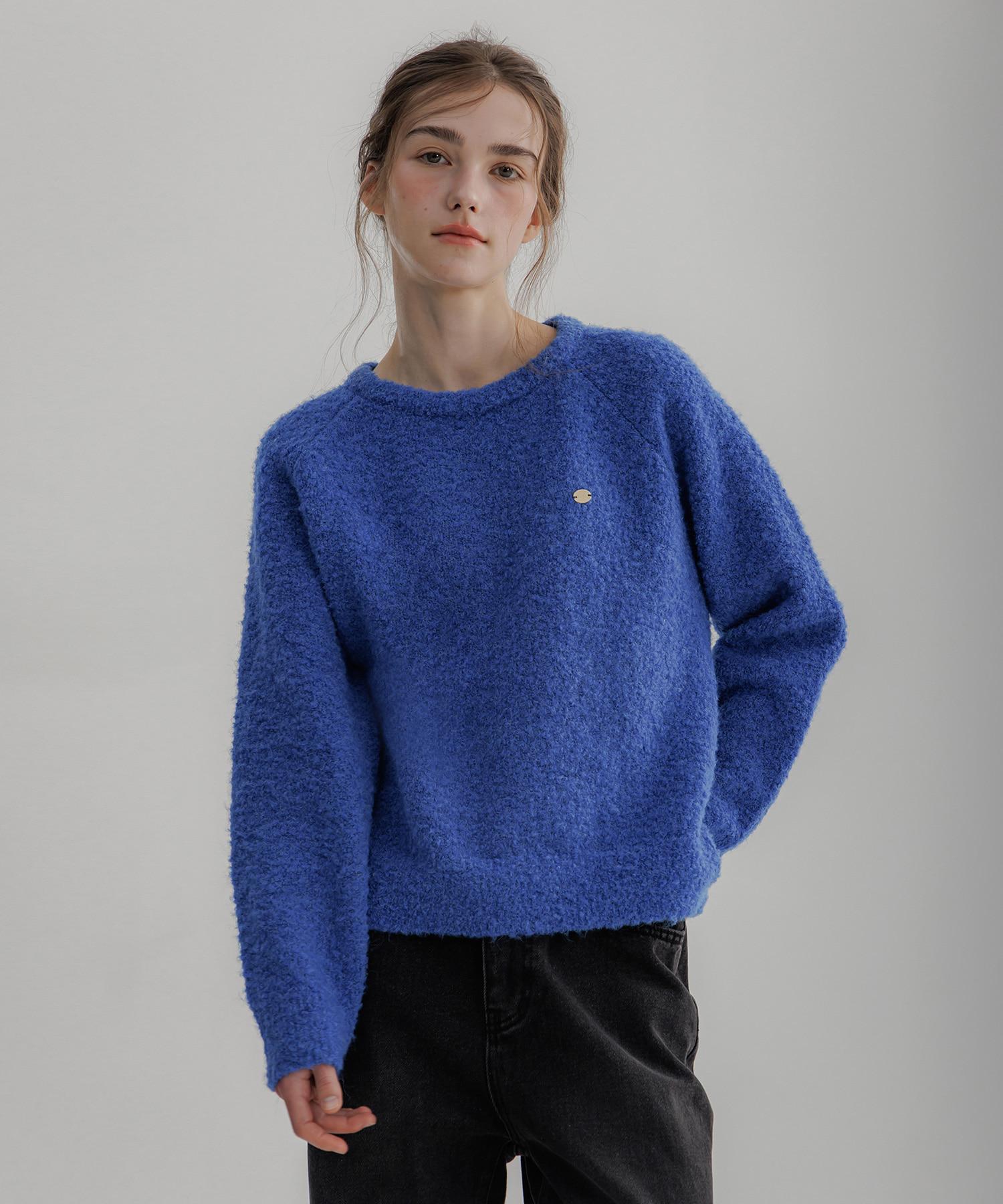 Pandora Fit Reglan Round Neck Knit Blue/S