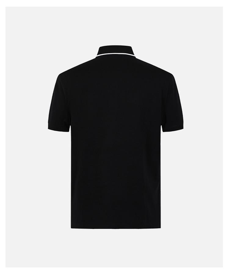 [Simple Classic Letter Printing] Spring and Summer Breathable and Easy To Maintain Casual Short Sleeved Polo Shirt for Men