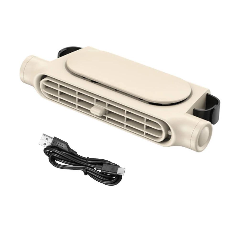 

Вентилятор охлаждения заднего сиденья автомобиля, электрический, с тремя скоростями и регулируемой скоростью ветра, охлаждающее устройство для мини-автомобилей, автодомов и седанов, вентилятор заднего сиденья автомобиля бежевый