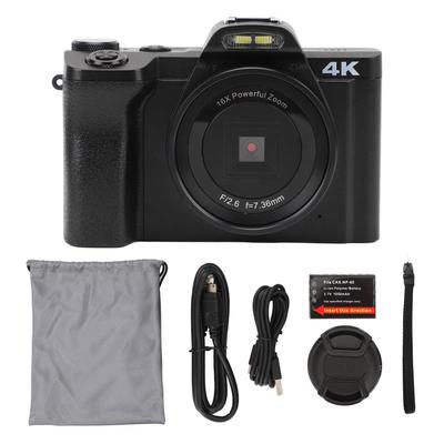 4K Digital Camera 3.5inch IPS Screen 48MP 16X Zoom Mode Dial Support 128GB HD 30FPS 4K Vlogging