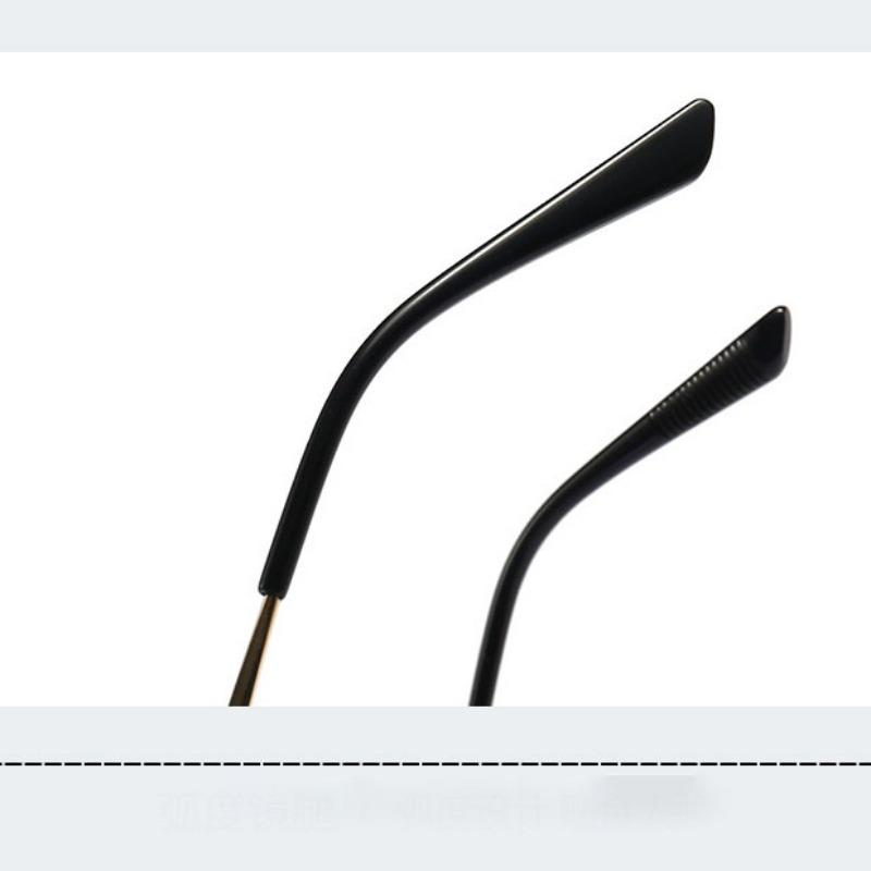 Women Retro Anti Blue Light Computer Glasses Designer Vintage Men Half Frames Eyeglasses Trendy Office Accessory