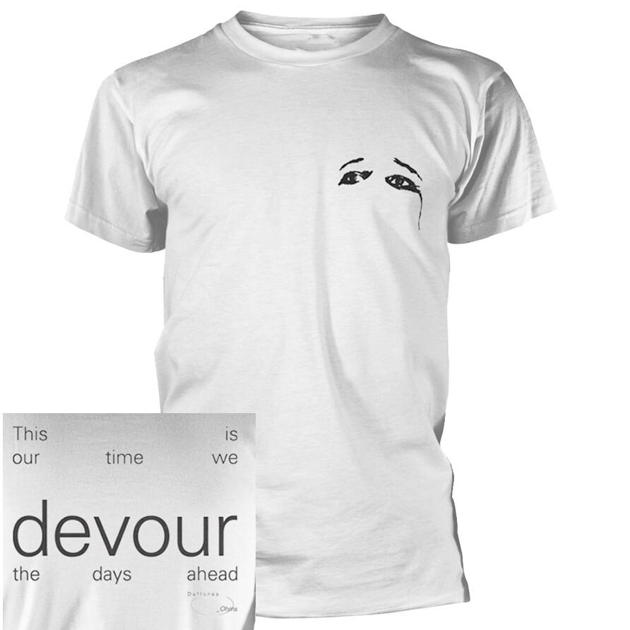 Deftones Ohms Lyric White Shirt SXXL Tshirt Official Metal Band T-shirt XL
