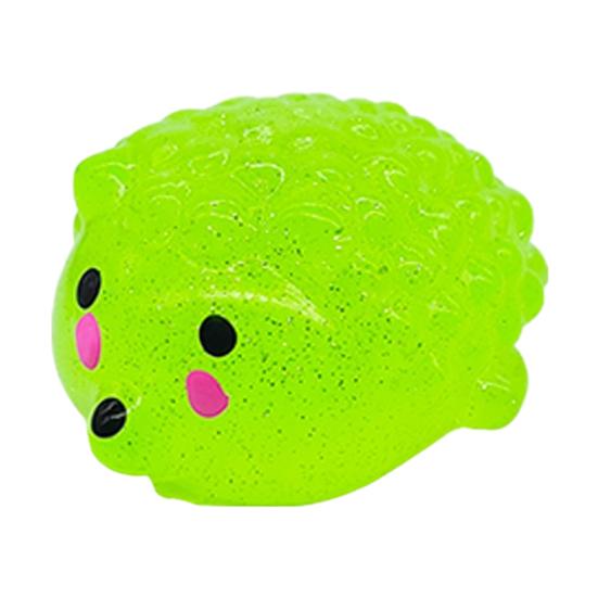 Yousheng Mini Glitter Animal Squeeze Toy, Whale Hedgehog Dolphin Crab Rabbit Pinch Toy, Anxiety Relief Stretchy Stress Ball, Party зелёный