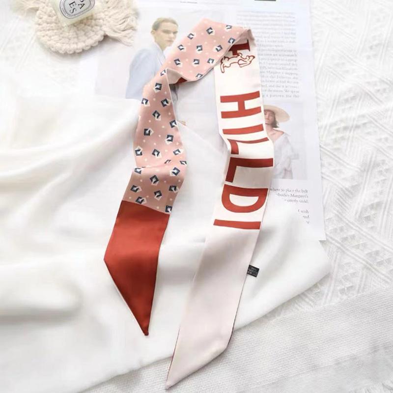 Women Casual French Style Flower Printed Hair Band Headwear