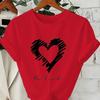Be Kind Heart Graphic Tshirt Unisex Casual O Neck Short Sleeve Printed Tee Positive Kindness Streetwear Tops For Unisex Unisex