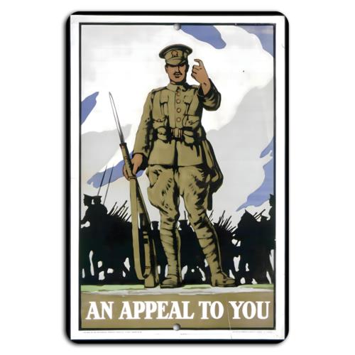Join the Cause An Appeal to You  Vintage Recruitment SignAluminumtin sign 20x30cm（7.8x11.8inch）