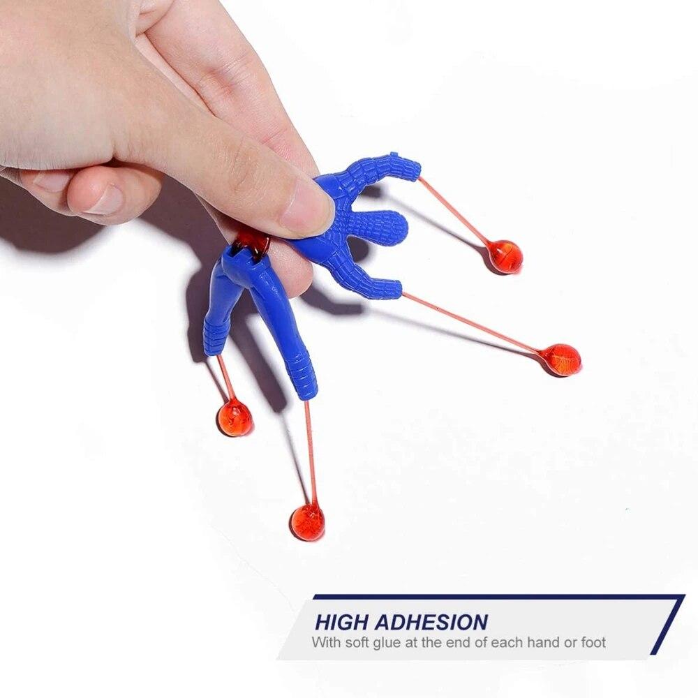 30PCS Sticky Rolling Tumblers Sticky Stretchy Wall Climbing Flexible Man Party Favors Tricky Novelty Toys For Kids Adults