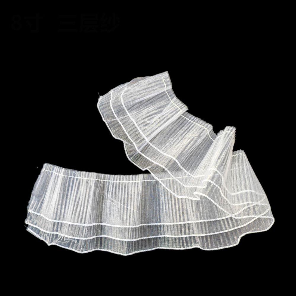 1Pcs Surrounding Edge Wave Yarn Lace Mesh  For Mother's Day Thanksgiving Birthday