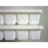 Asvel Slim Ice Tray, 3 Tiers, Stackable, White, Made in Japan