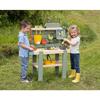 Smoby Life - Mud Kitchen - Jeu De Cuisine En Extérieur - 15 Accessoires - Anti-UV - Matière Recyclée - Dès 3 Ans