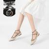 Elegant Pointed-Toe Nude High Heels for Women - 2025 Spring & Autumn Collection
