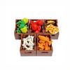 1 Set Foods And Tools Building Blocks Diy Toys Seafood Meat Vegetables Fruit Dessert Dishes Small Particle Blocks